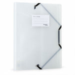 Elastic file folder white bg