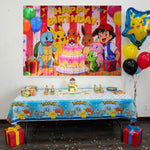 Party decor cake theme banner