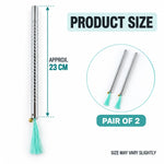 Steel dandiya stick product size guide
