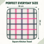 Square dish cloth dimensions 36 by 36 cm