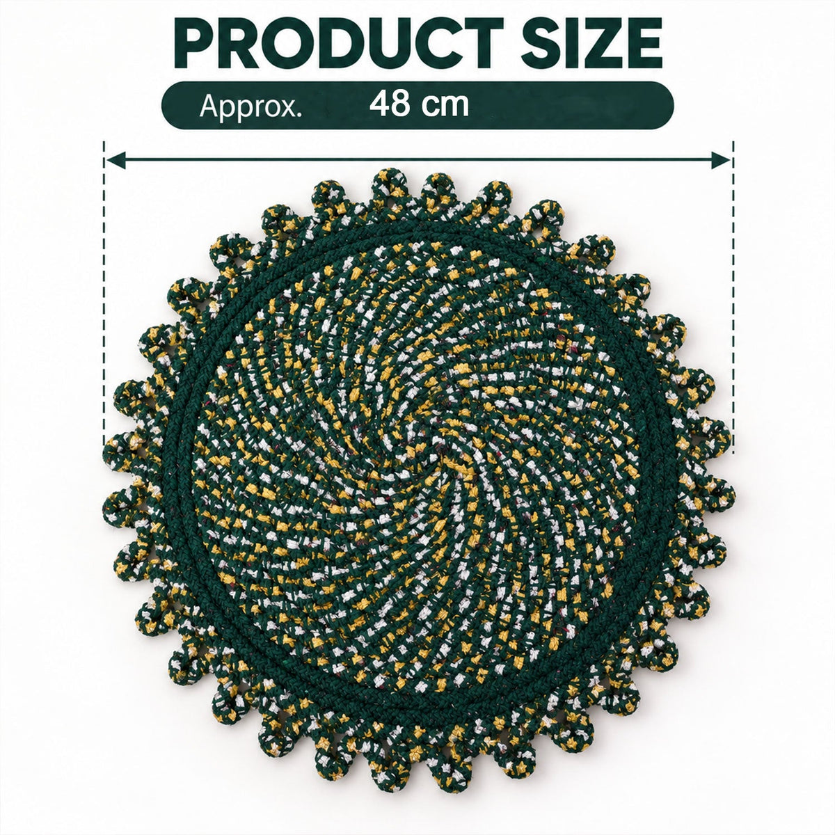 Floor mat size 48x48cm
