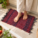 Floor mat tassel detail