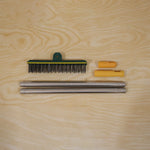 Lightweight 2 in 1 Floor Scrub Brush with Wiper for Women, Easy Cleaning (1 Pc)