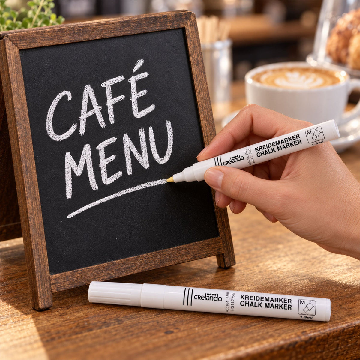 Chalk marker pens fibre tips menu signs
