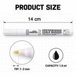 Chalk marker size guide