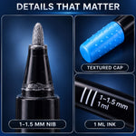 Metallic marker feature view