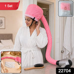 Bonnet hair dryer pack showing adjustable hooded cap