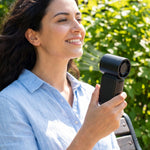 Mini handheld fan for outdoor personal cooling