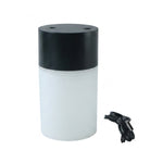 Portable mini USB humidifier on white background