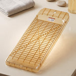 Ridged plastic laundry washing board