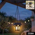 Solar powered outdoor hanging lantern, 1 piece pack