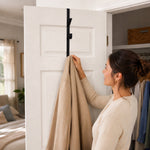 Space saving over door hook image 3