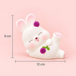 Dimensions of the reclining rabbit night light