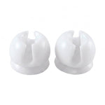 Toothbrush holder clips on white background