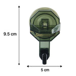 Rotating wall hook size guide