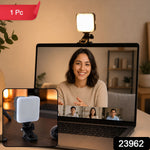 Portable rechargeable RGB camera LED light, 1 piece