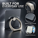 360 Degree Rotating Finger Ring Grip for Mobile, Phone Stand for Videos (1 Pc)