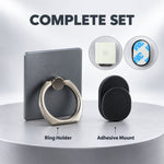 360 Degree Rotating Finger Ring Grip for Mobile, Phone Stand for Videos (1 Pc)