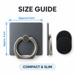 360 Degree Rotating Finger Ring Grip for Mobile, Phone Stand for Videos (1 Pc)