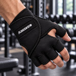 Gym gloves strap detail