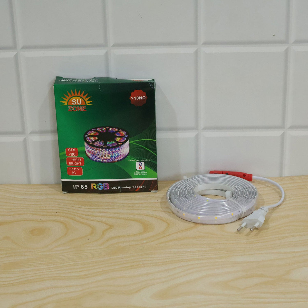 LED rope light room decor use