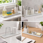 Multipurpose plastic drainage tray uses