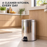 Pedal dustbin bathroom use