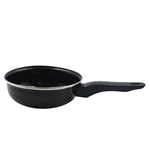 Indo Glow 12-inch non-stick fry pan, ideal for gas cooktops.