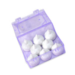 Eight battery-operated tea lights creating a warm ambiance.