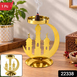 Golden Metal Dhoop Cone Holder for Pooja Room and Home Temple (1 Pc)