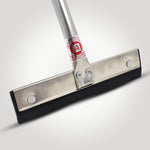 Stainless steel cleaning wiper designed for kitchens and bathrooms
