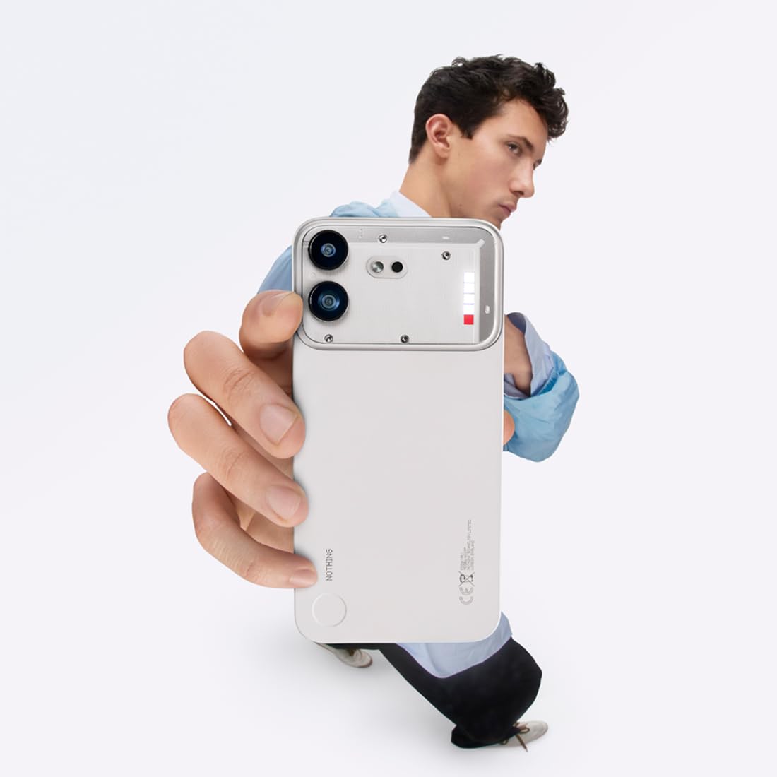Nothing Phone (3), White (16GB, 512GB) | Snapdragon 8s Gen 4 | 50MP + 50MP + 50MP Rear Camera | 1.5K+ 120Hz AMOLED Flexible LTPS Display