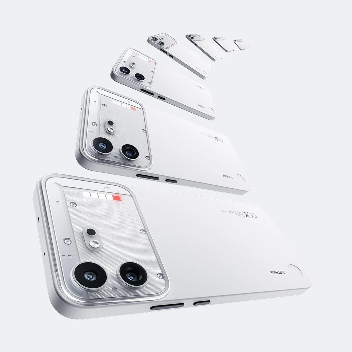 Nothing Phone (3), White (16GB, 512GB) | Snapdragon 8s Gen 4 | 50MP + 50MP + 50MP Rear Camera | 1.5K+ 120Hz AMOLED Flexible LTPS Display
