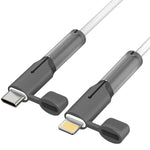 Sounce Type C Cable End Protector Silicone Cap, Grey