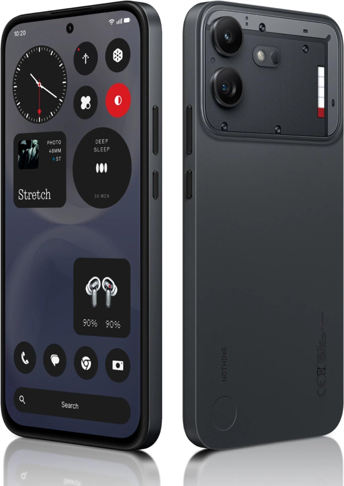 Nothing Phone (3), White (16GB, 512GB) | Snapdragon 8s Gen 4 | 50MP + 50MP + 50MP Rear Camera | 1.5K+ 120Hz AMOLED Flexible LTPS Display
