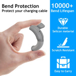 Sounce Type C Cable End Protector Silicone Cap, Grey