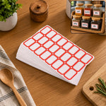 Spice-jar labels, Container labels,Storage-box labels s Writable Self Adhesive Sticker Sheets (50 Pc Set)