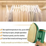 Portable Steam Iron Mini Handheld Garment Steamer | Quick Heat Travel Iron for Clothes | Compact & Lightweight | Suitable for Home & Travel | Pack of 1