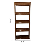 Additional view of portable kitchen storage rack