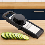 Multi-purpose kitchen mandoline slicer for vegetables and fruits