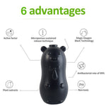 Automatic toilet cleaner dispenser in cute bear shape
