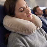 Ergonomic neck rest pillow for long journeys and office naps