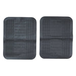 Full set of 4 car floor mats with deep grooves for dirt and mud trapping