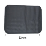 Complete 4-piece car floor mat set for full vehicle coverage