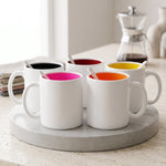 Coffee Mug with Spoon – Designer, Lead-Free Ceramic | Tidy Table