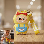 Cute cartoon monster silicone coin purse