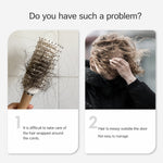 Self Cleaning Massage Comb Detangling Hair Brush for Scalp