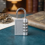 4 Digit Combination Padlock Resettable Number Lock for Luggage and Locker (1 Pc) view 3