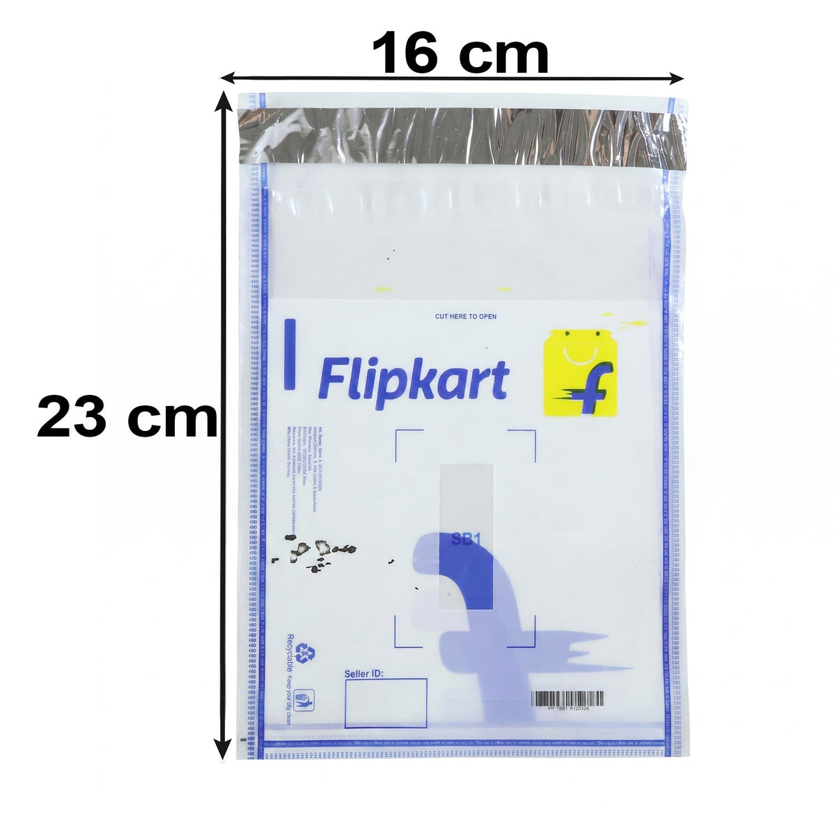 Flipkart Courier Bags 6 x 8 Inch Pack of 100 Tamper Proof Polybags