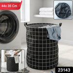 Spacious clothes storage basket with foldable design
